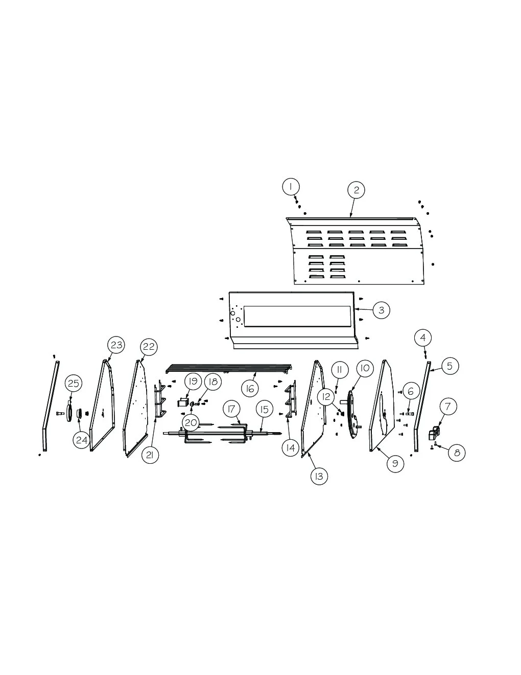 Viking VGBQ4122RE1 Grill Upper Grill Area parts diagram
