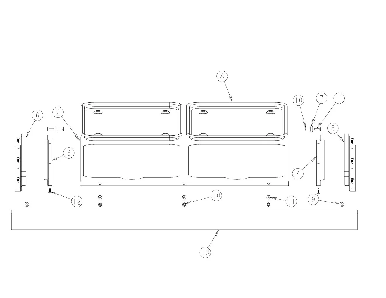 Viking VGBQ4122RE Grill Drip Tray parts diagram