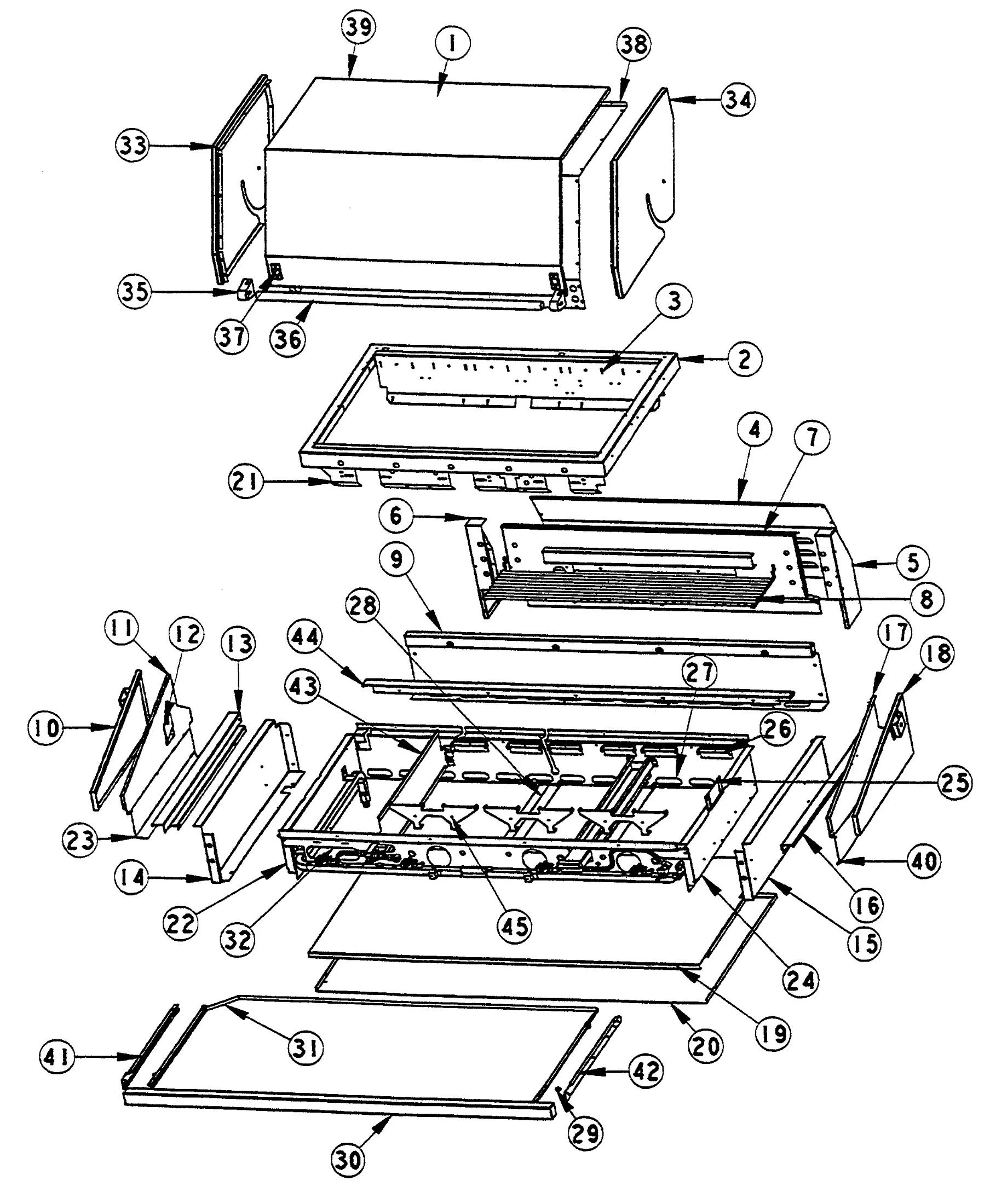 Viking VGBQ5323RS Grill Grill Subassy parts diagram