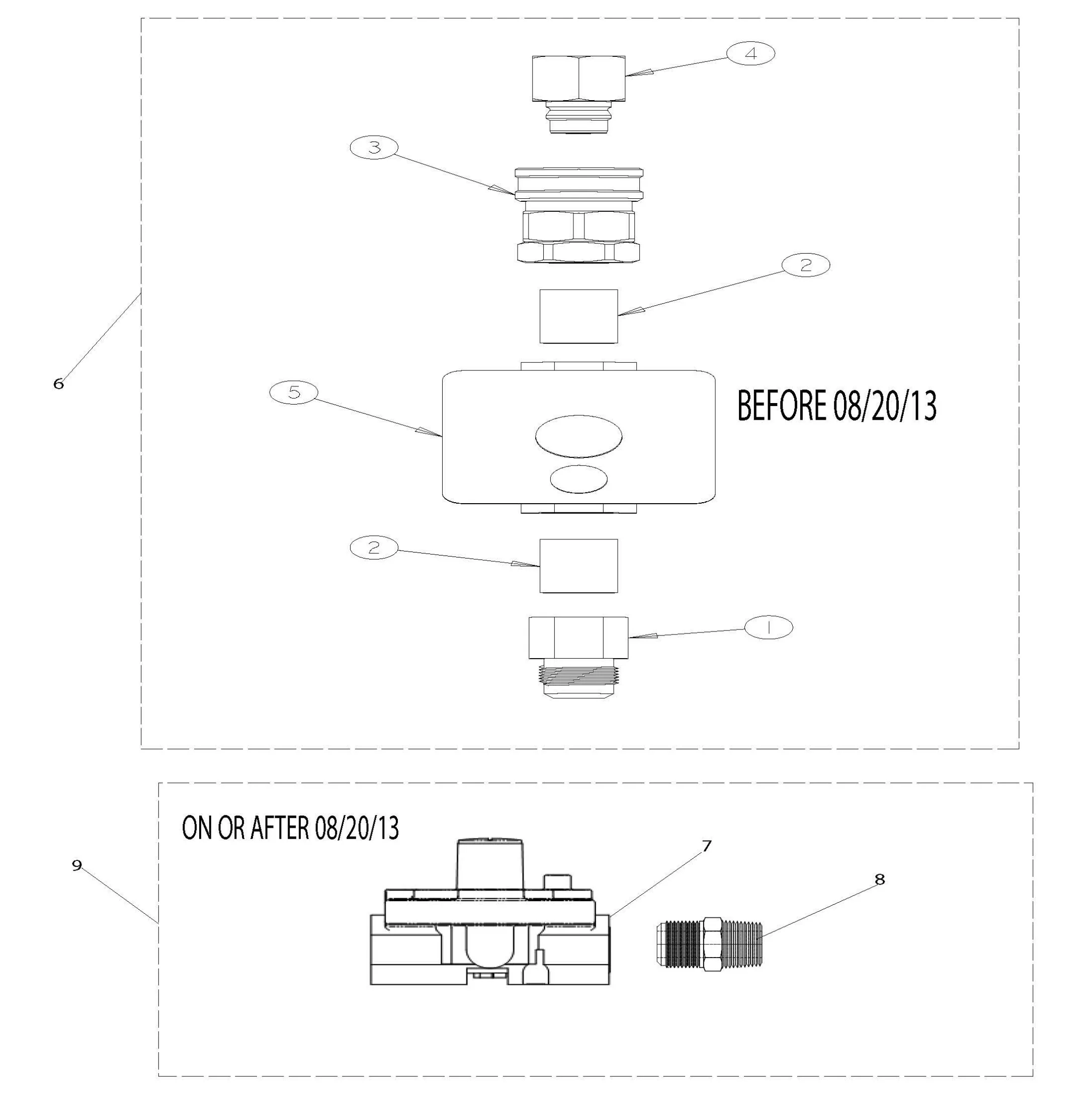 Viking VGBQ55404RE Grill Natural Gas Asm parts diagram