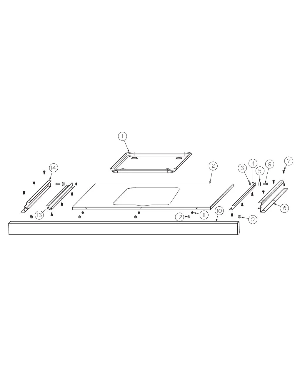 Viking VGIQ4103RE1 Grill Drip Tray parts diagram