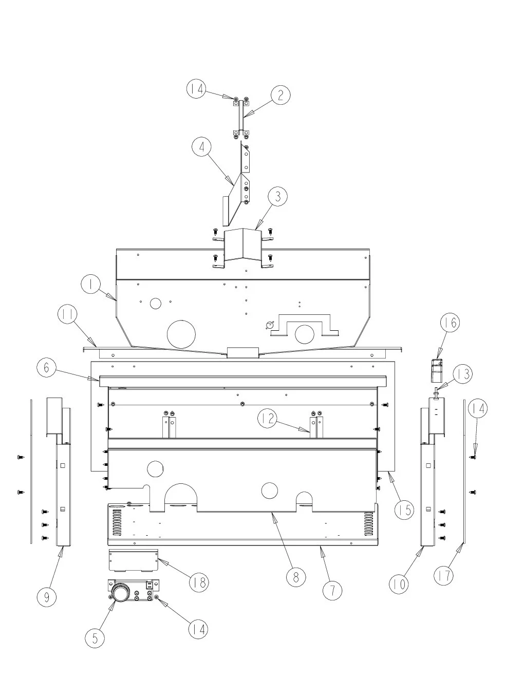 Viking VGIQ3002RT Grill Burner Box Area parts diagram