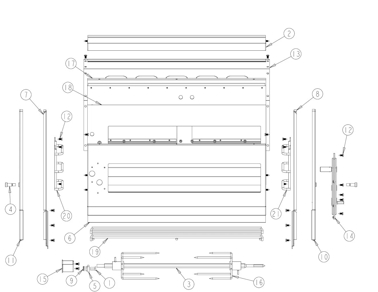 Viking VGIQ3002RT Grill Upper Grill Area parts diagram