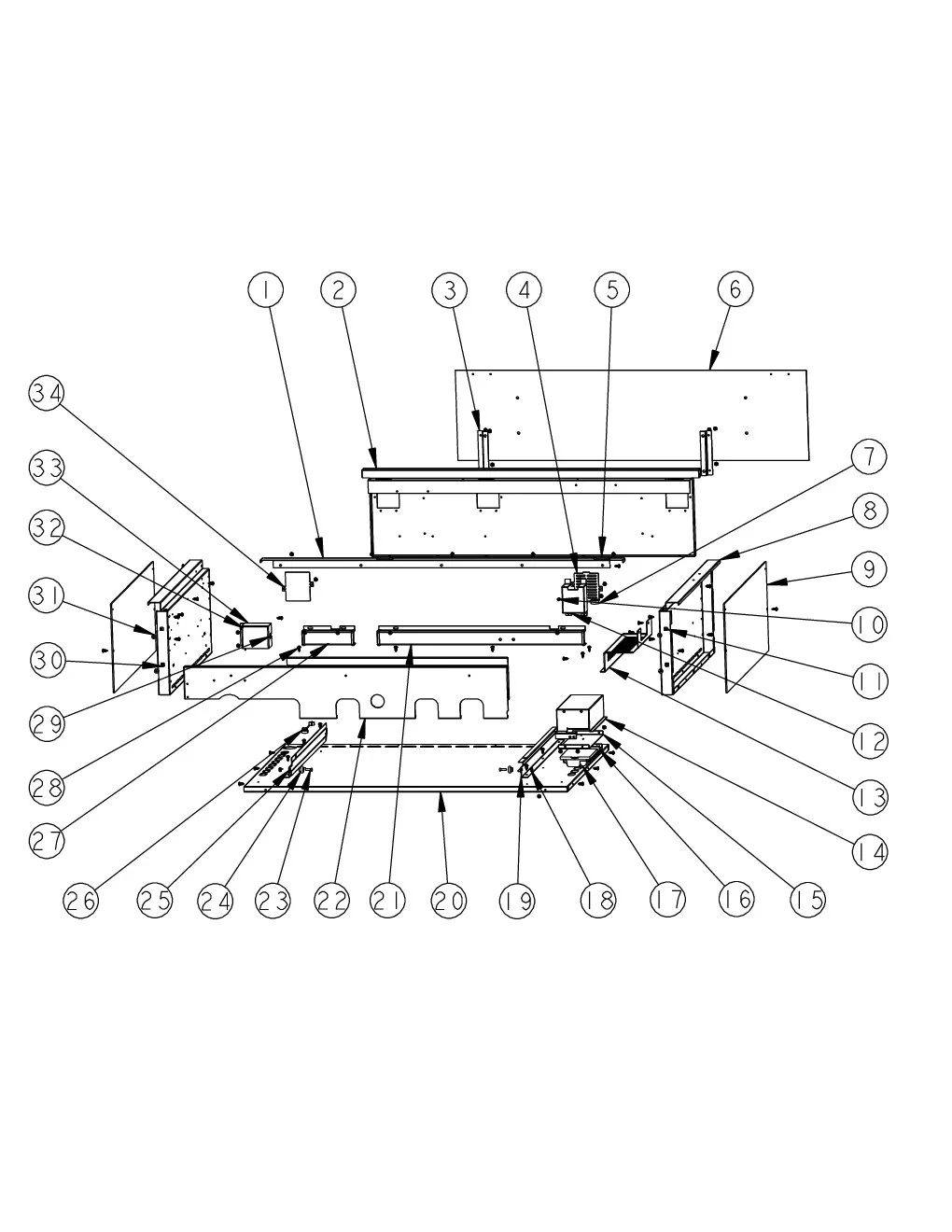 Viking VGIQ4122RT1 Grill Burner Box parts diagram