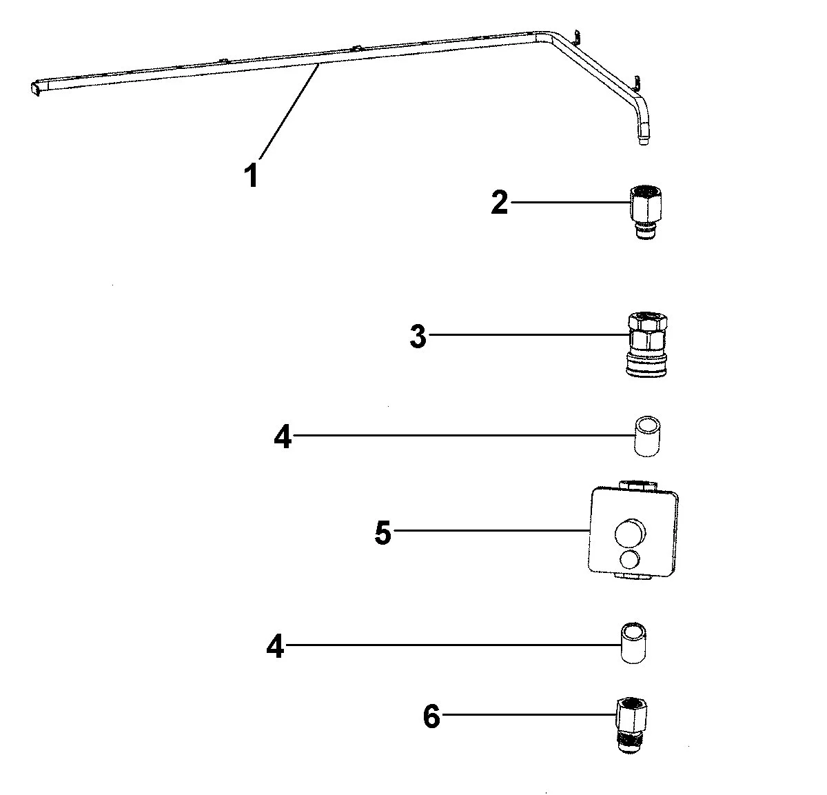 Viking VGIQ5304RT Grill Natural Gas Regulator Assembly parts diagram