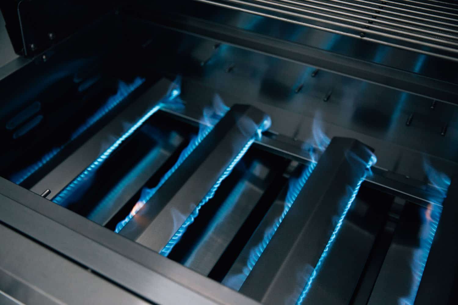 BBQ Burners: Cleaning, Repair & Replacement | Pro Grill Gas BBQ grill burners producing an even flame pattern
