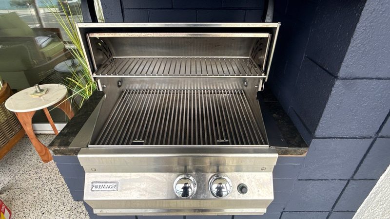 BBQ grill after professional grill cleaning by Pro Grill